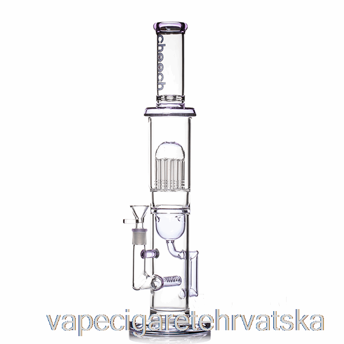 Vape Hrvatska Cheech Glass Tree Recycler Big Rig Bong Purple